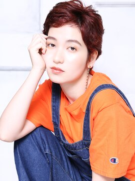 無垢(muku) 大人可愛い２０代３０代４０代小顔　チェリーブラウン E13