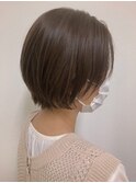 えりあしのラインで揃えるショート@岩下6/23