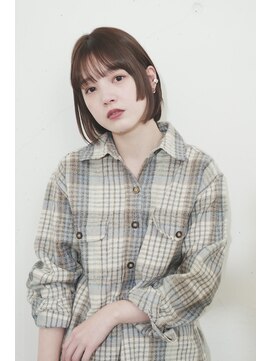 パーク(PARK) 大人可愛いミニボブ/ボブヘア/顔まわりカット/前髪ありボブ