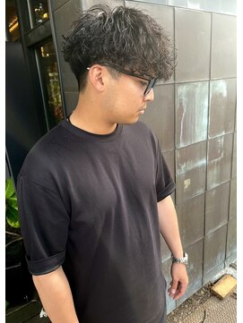 ゼロヘアー(zero hair) 波巻きパーマ×ツイストスパイラル