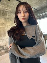 アンジェリカラボ 梅田店(ANGELICA LABO)&nbsp;ナチュラル韓国ヘア×くびれ×ローレイヤー×38ミリ〔川又〕