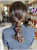 結婚式ヘアアレンジ・ローポニアレンジ