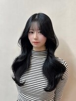 ユニ 原宿(uni)&nbsp;切りっぱなしボブ/エアリーロング/美髪/ピンクブラウン/原宿