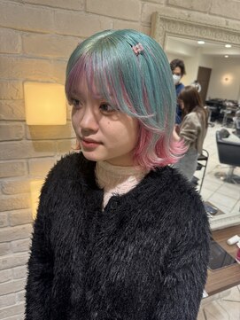 ルグランシャトー(Le grand chateau) ペールブルー×ピンク☆