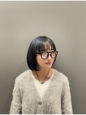 【UNMAYBE】ネイビーボブ【青森市/新町/青森駅】
