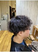 【王道】マッシュ×スパイラルパーマ