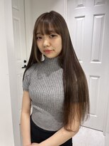 ゼスト 八王子店(ZEST)&nbsp;透明感たっぷりベージュ/韓国ヘア【佐々木麻衣】