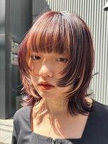 ノイ(noi)&nbsp;顔周りレイヤーカットくびれヘアミルクティーベージュカラー