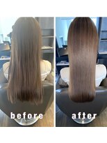 アールサロンプラスキャスパ 自由が丘(Rrsalon+CASPA)&nbsp;《髪質改善》R.HASエクソソーム水素トリートメント＋カラー