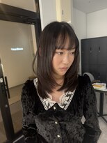 ナンバー 竪町(number+)&nbsp;ナチュラルブルーブラック艶感ストレート美肌透明感