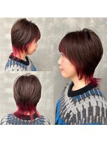 トゥージュ ベル(Toujours Belle)&nbsp;ネオウルフ×ニュアンスパーマ×春のインナーカラー