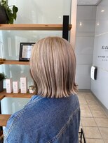 ジーナ 船橋(Zina)&nbsp;髪質改善＊マチルダボブアッシュカラー＊美髪【Zina船橋】