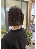 切りっぱなしボブ