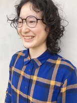 トオ(TOH)&nbsp;癖毛風パーマウルフパーマレイヤーカットくるくるパーマ