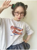 ゆるカール×ショコラベージュ