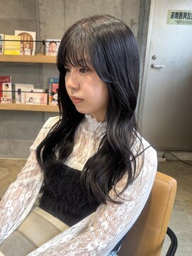 ラボヌールヘアーパルフェ 大宮西口店(La Bonheur hair parfait) 透けるダークグレー/レイヤー