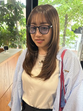 アイフィ(iFY) 【iFY 千葉】セミロングレイヤー×アッシュベージュ