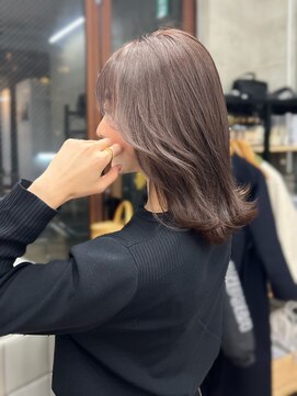 ソルトウォーター(SALT WATER) ラベンダーココア/赤みなしブラウン/ブリーチなし/恵比寿/代官山