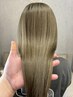 【限定】 カット+ダメージレス縮毛矯正+髪質改善トリートメント17500→12500