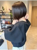 【mimura】黒髪ボブ　ぱっつんボブ　切りっぱなしボブ　草加