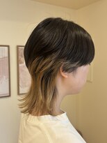 ラヴィズム 名駅店(LUVISM)&nbsp;ミディアム/レイヤー/顔周りレイヤー/艶カラー/パーマ/ボブ