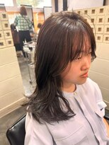 エクファ ヘア リゾート 大津 瀬田店(ex-fa hair resort)&nbsp;着物ヘア/ダークアッシュ/ミディアムレイヤーカット/大津/瀬田