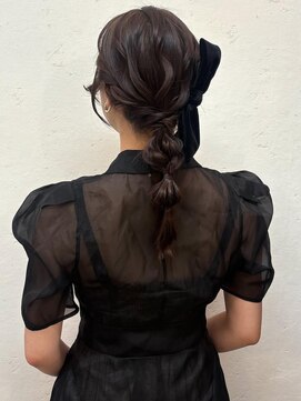 セルカ 新宿(CERCA) 編みおろしヘアアレンジ【CERCA】