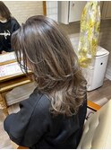 髪質改善ケアカラー「ハイライト×レイヤーカット」