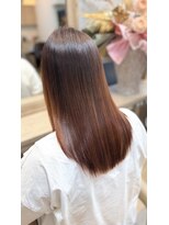 ラディシュ さがみ野(RADISH) ショコラブラウン髪質改善カラー冬レイヤー透明感艶髪