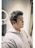 MEN’S HAIR/サーフカール/刈り上げセンターパート/飯田橋E