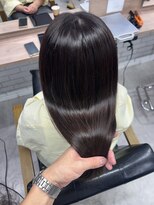 モク(mok) ほんのりピンクブラウン髪質改善トリートメント