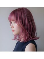 アームスヘアー 狭山ヶ丘店(arm's hair) 【所沢】狭山ヶ丘*白髪ぼかし×艶ピンクバイオレットで美肌見せ