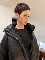 アクシス 栄店(`AXIS)&nbsp;ピンクベージュ/アンブレラカラー/クールショート/前髪/栄矢場町