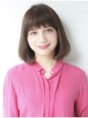 東京 銀座 ひし形 ボブ 髪質改善 スタイリング簡単 内巻き