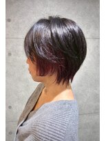 エイム ヘア リアム 調布店(eim hair liam)&nbsp;大人可愛いウルフショートヘア/ピンクブラウン/美シルエット
