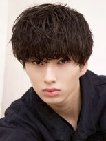 ルーシー 名古屋栄(LUCEY) センターパートニュアンスパーマフェザーパーマ波巻きパーマ