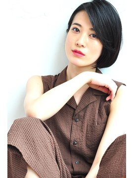 トリッカ 代官山(tricca) 艶髪美髪ボブ＋グラスヴェールカラー 代官山tricca小走祥菜