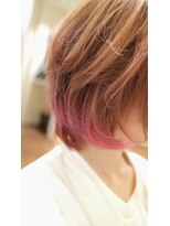 オズ ヘアーアンドトータルビューティー(OZ hair&total beauty) ロコルカラーピーチ★ポイントカラー