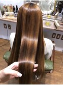 ツヤツヤサラストレート