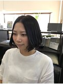 大人可愛い☆ 前下がり ☆ナチュラルショートボブ♪