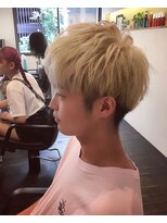 ヘアアンドスパ モア(Hair&Spa More By LikkleMore) 2ブロックメンズショート【王子　ブリーチ3回　美容室　モア】