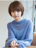 【AFLOAT 晃輔】20代30代大人可愛いひし形ショートボブ 髪質改善