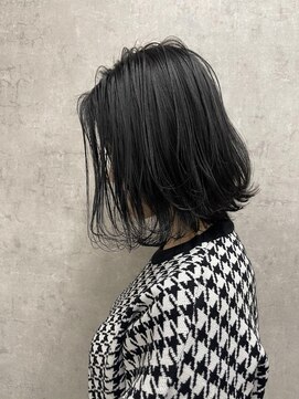 ボンドバイテトテ 三宮元町(BONDbytetote) ダークアッシュ×エアリーミディ