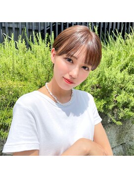 ラナ 渋谷(Lana) 【Chill】大人かわいいマロンベージュカラーショートスタイル◎