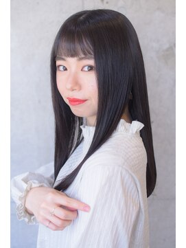 ヘアーアンドビューティストーリア 蒲田店(hair beauty STORIA) 【STORIA蒲田店】ネオシースルーバング 20代 30代 40代