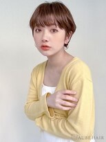 オーブ ヘアー カラ 今福鶴見店(AUBE HAIR cara) 20代・30代_似合わせ暗髪ショート