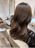 くすみベージュ/ミディアム