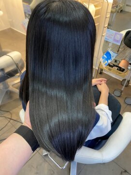 インデックスヘアー 錦糸町店(in'dex hair) 髪質改善グレージュカラーカーキベージュレイヤーロング錦糸町