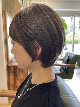 ホロホロ ヘアーデザイン(holoholo Hair Design) 30代40代50代◎乾かすだけで決まるナチュラル重めショートボブ