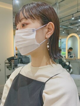 サロンドミルク 新百合ヶ丘店(salon de MiLK) パツッと前髪と耳掛けでオシャレ度UP！